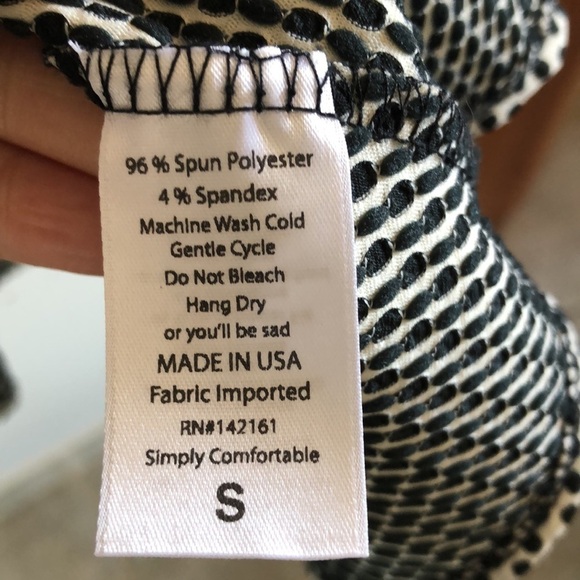 NEW LulaRoe Nicole Polka Dot Fit and Flare Dress Small Office Comfy Stretch USA - Picture 7 of 11